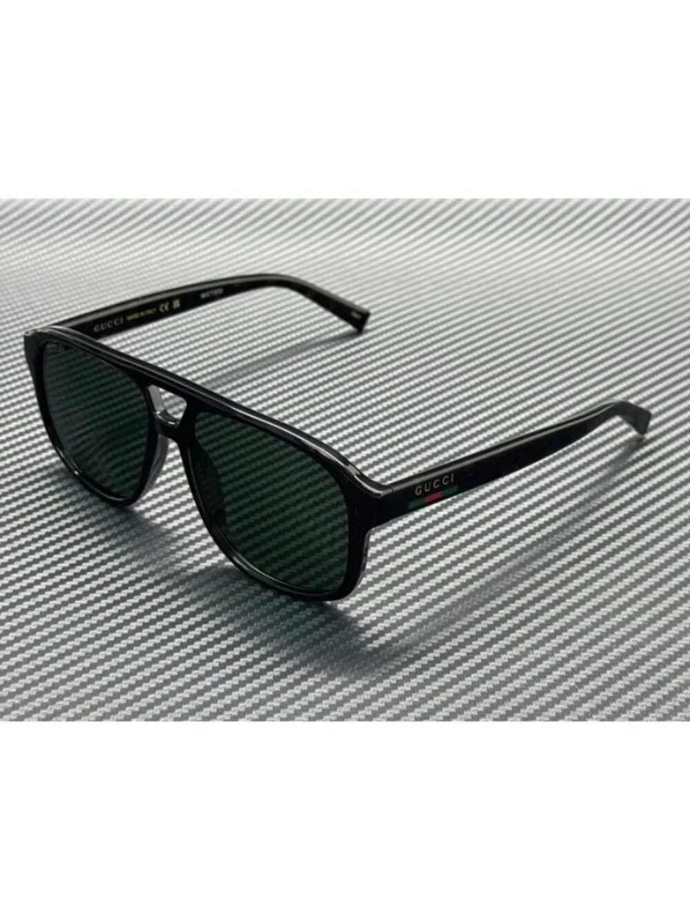 New Gucci Men  Havana Sunglasses 57-15-145